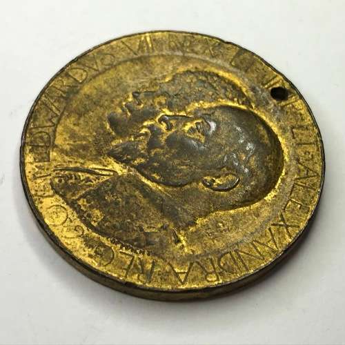 1902 Coronation medallion - Edward 7 - excellent