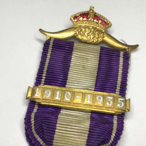1910 -1935 George V silver Jubilee medallion ( R.A.O.B )