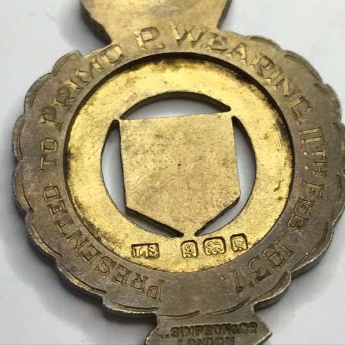 R.A.O.B Primo medallion - sterling silver - Mufulira lodge