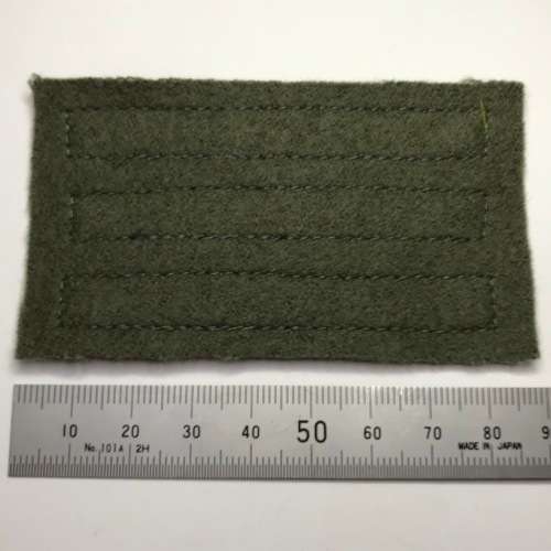 SWA Sergeant Stripes on brown backing