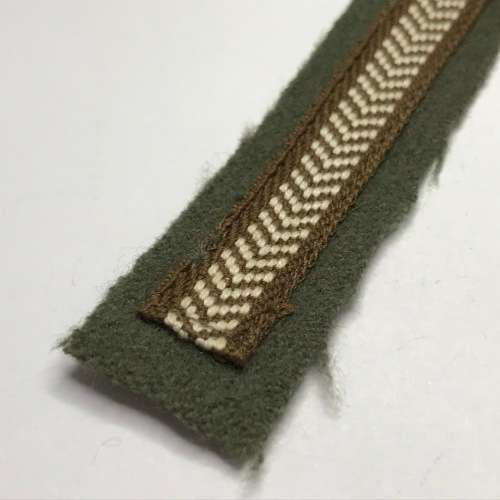 SWA Corporal - 1 Stripe on brown backing