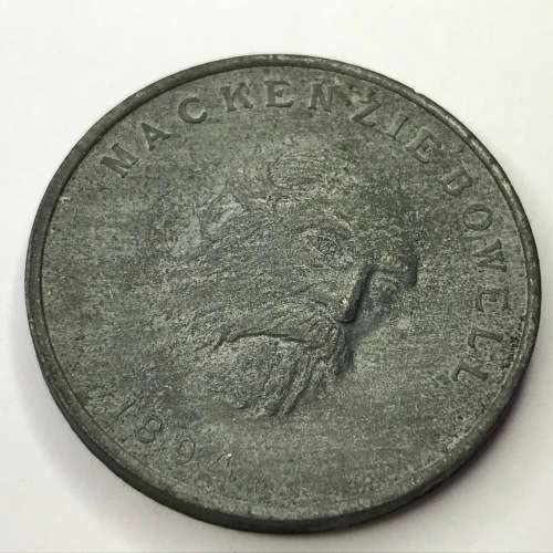 1894 Ottawa Canada Mackenzie Bowell medallion
