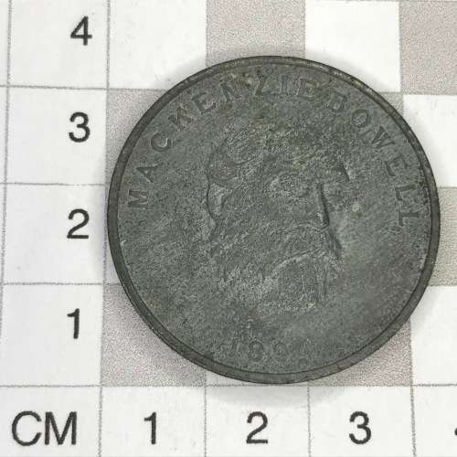 1894 Ottawa Canada Mackenzie Bowell medallion