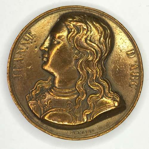 1914 Jeanne D`ARC medal or medallion - Joan of Arc