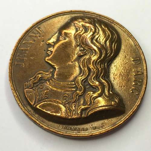 1914 Jeanne D`ARC medal or medallion - Joan of Arc