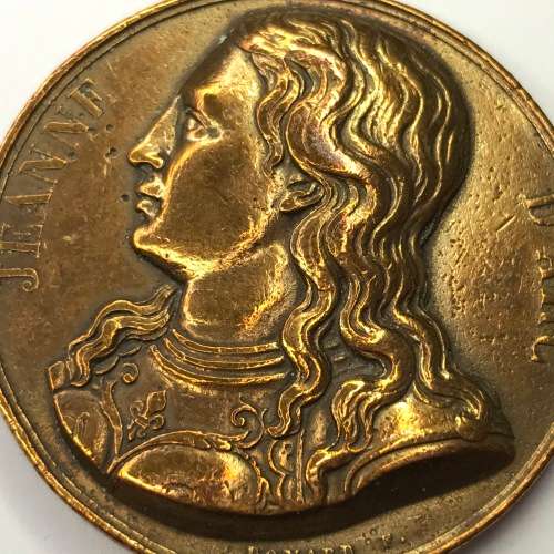 1914 Jeanne D`ARC medal or medallion - Joan of Arc