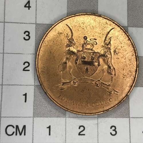 1966 South Africa 5 year Republic - Johannesburg medallion - UNC