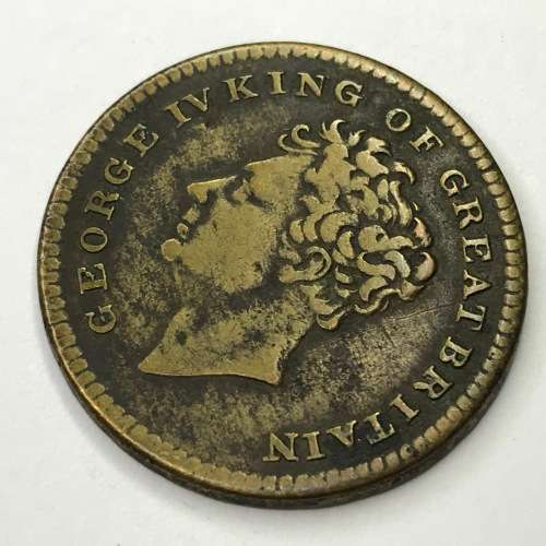 Death medallion - George 4 - Born 1762 - Died 1830