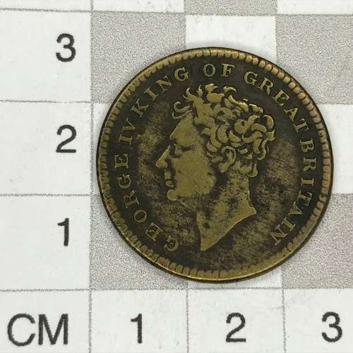Death medallion - George 4 - Born 1762 - Died 1830