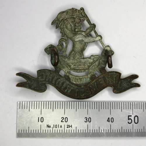 Great Britain Infantry of the Line, The Duke of Wellington Regiment (West Riding) cap badge - Lugs