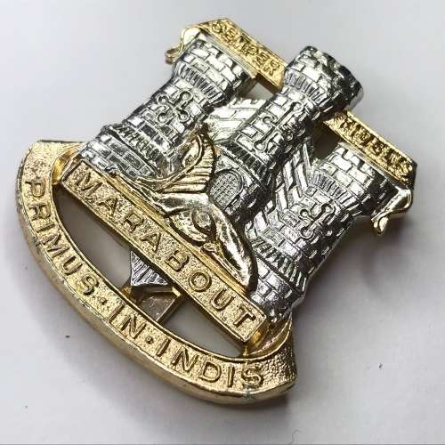 Great Britain Infantry Regiment cap badge - Devon and Dorset - Bi-metal - Stay Brite