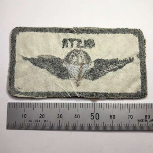 Paratrooper Instructor  wing - black embroided
