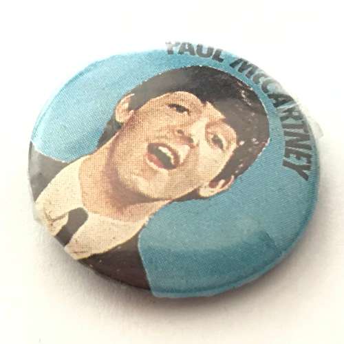 Original Beatels Paul McCarthy pin badge