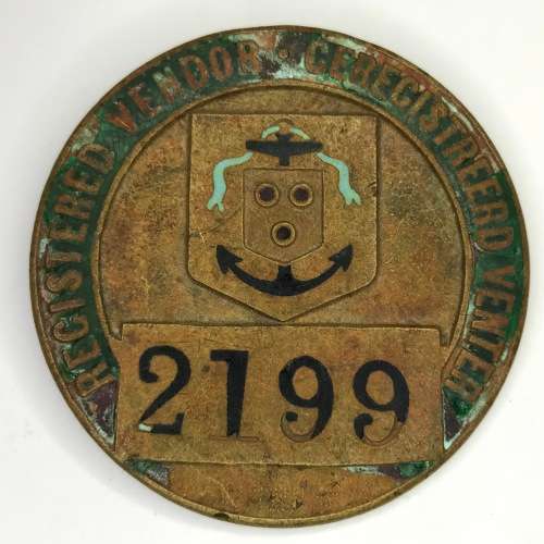 City of Cape town Registered Vendor badge - no 2199