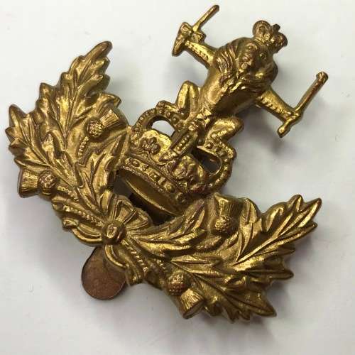 Great Britain Royal Glasgow Yeomanry officers 1953-66 cap badge