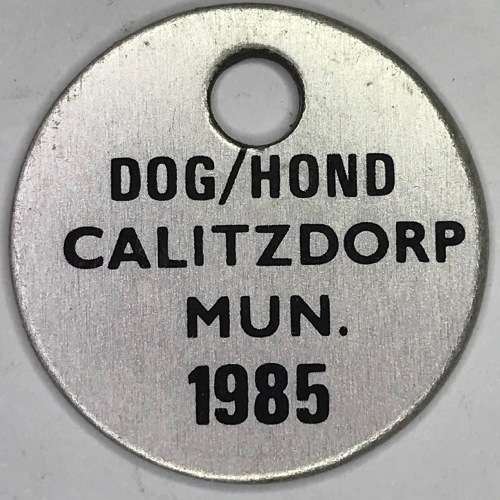 3 Dog licenses with no.180 - Langkloof, Koup and Calitzdorp