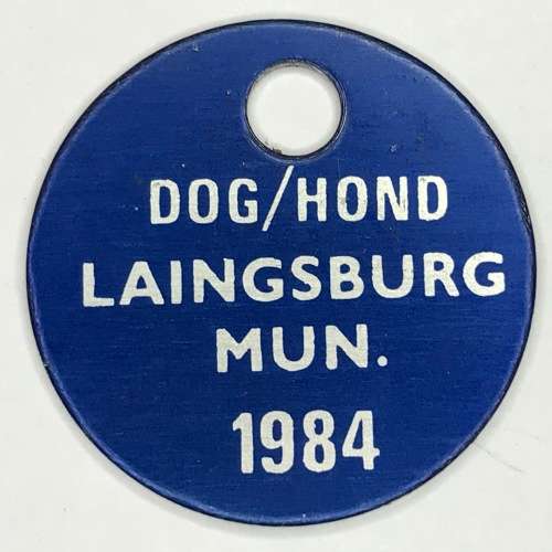 2 Dog licenses with no 666 - Pacaltsdorp 1986 and Laingsburg 1984