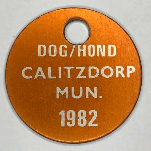 Dog License - 2 licenses with no. 333 - Calitzdorp 1982 and 1986