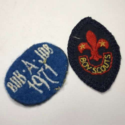 Lot of 4 Boy Scouts cloth Badges