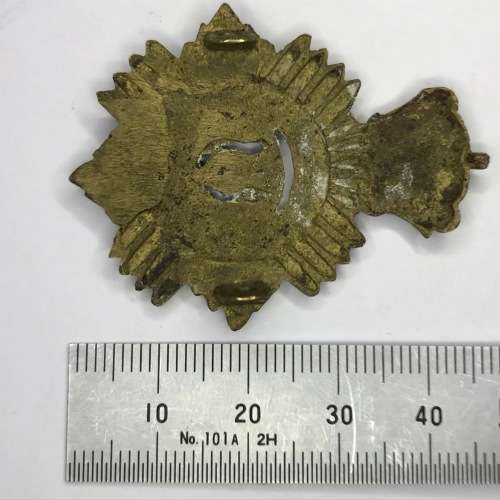 Duke of Edinburgh`s own rifles cap badge - 1922 to 1963 - brass