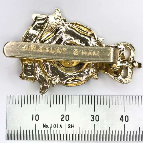 Great Britain The Yorkshire Brigade cap badge - Bi-metal - with slide