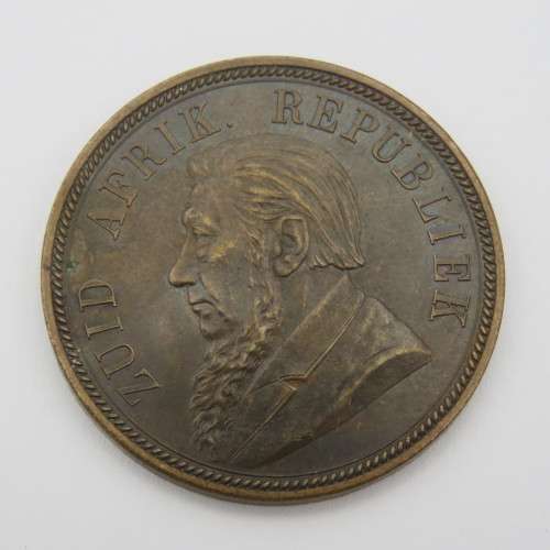 1892 ZAR Kruger penny - Beautiful