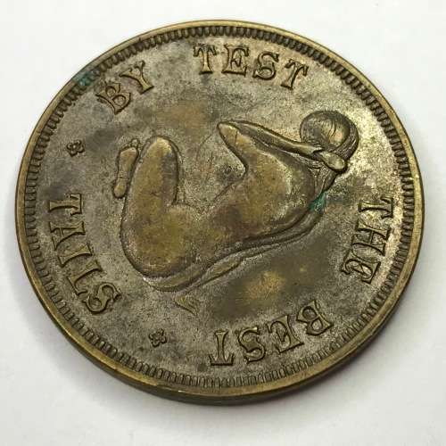 Parthenon Paints 1889 - 1953 Brass token