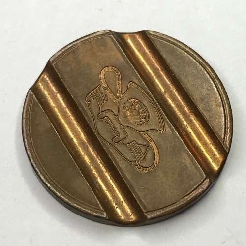 Gettone telephone token no 7609