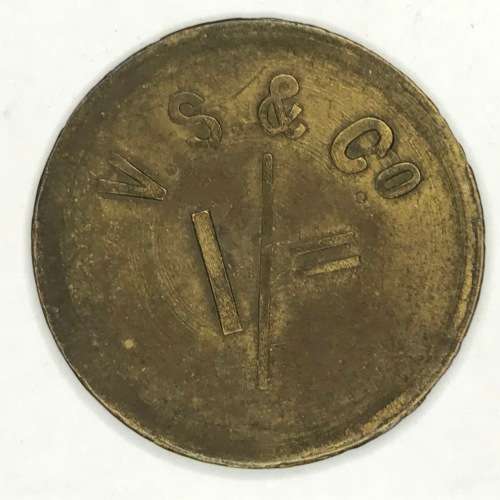 V.S. and Co Cape Town 1 Shilling Very SCARCE