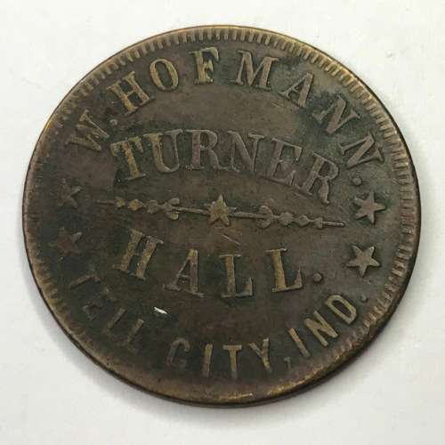 American Token Dating from 1870 Wendal Hofmann (beer brewer)