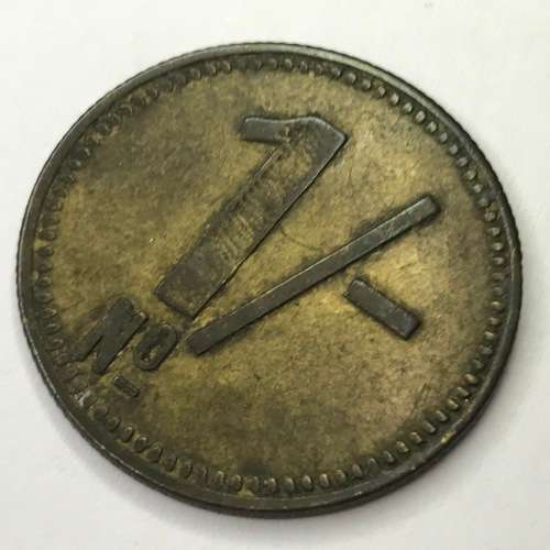 OG and Co 1 shilling token - no number