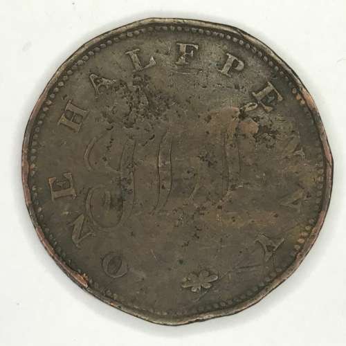 ST Helena half penny token - Solomon, Dickson and Taylor 1830`s