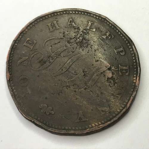 ST Helena half penny token - Solomon, Dickson and Taylor 1830`s