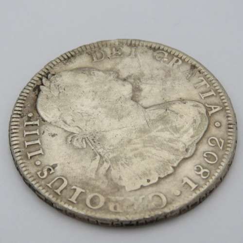 1802 Spain Colonial 8 Real - Potosi Bolivia - Charles 4