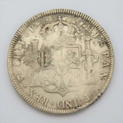 1802 Spain Colonial 8 Real - Potosi Bolivia - Charles 4