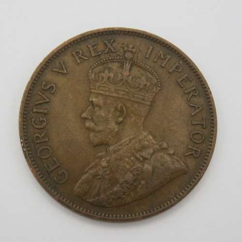 1935 South Africa penny - VF+