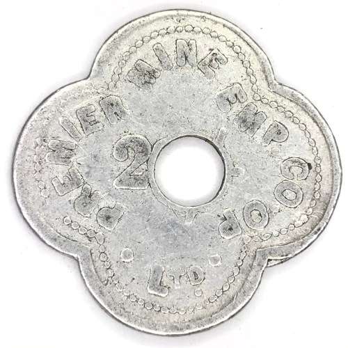 Premier Transvaal Co - 20 with hole