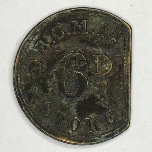 De Beers Consolidated mines - brass 6d - set 1