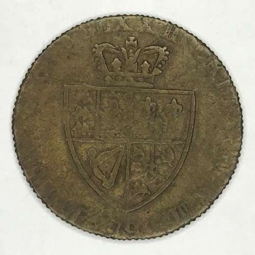 British 1790 Card Token
