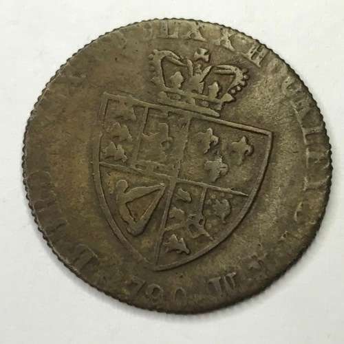 British 1790 Card Token