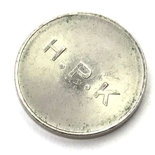 General Post Office 5c token - nickel with lots of luster