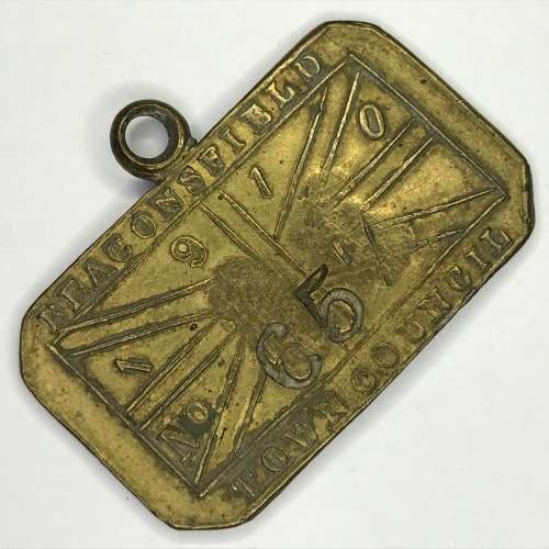Beacons field 1910 tool check 657 with number 30 - used at Kimberley