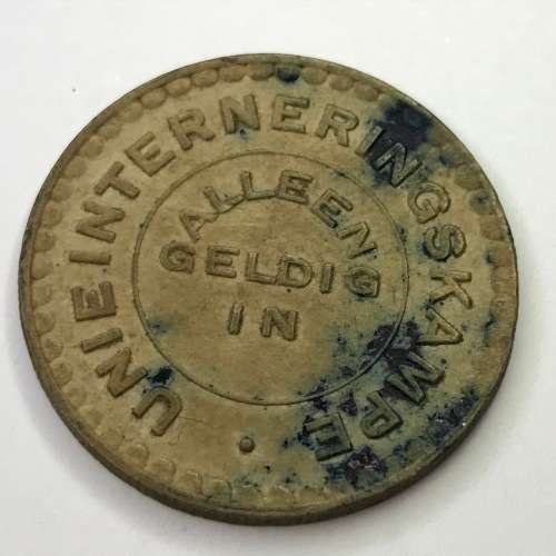 Union Internment camps 1d token