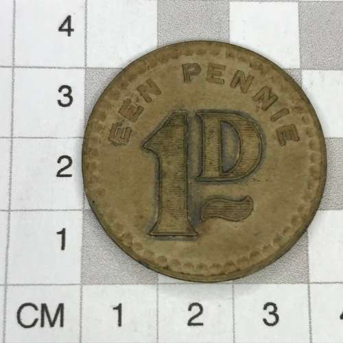 Union Internment camps 1d token
