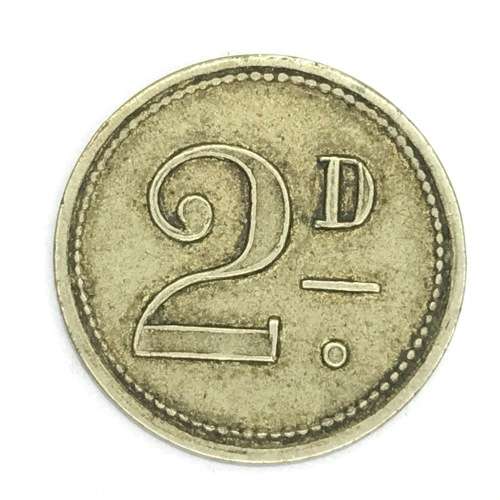 Union Steamship Company Limited Southampton 2d token - Very Scarce