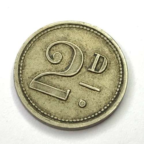 Union Steamship Company Limited Southampton 2d token - Very Scarce