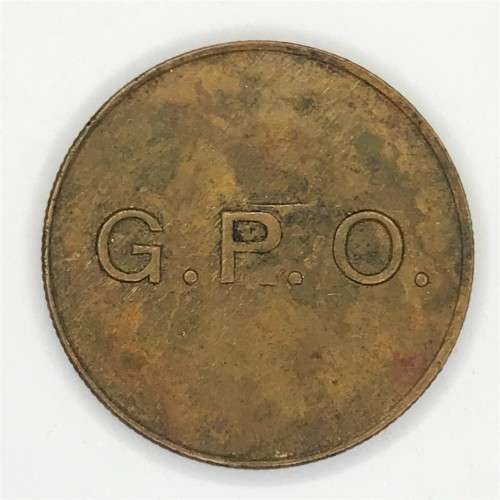 Herns #442 c General Post Office 6 pence `199` lettering