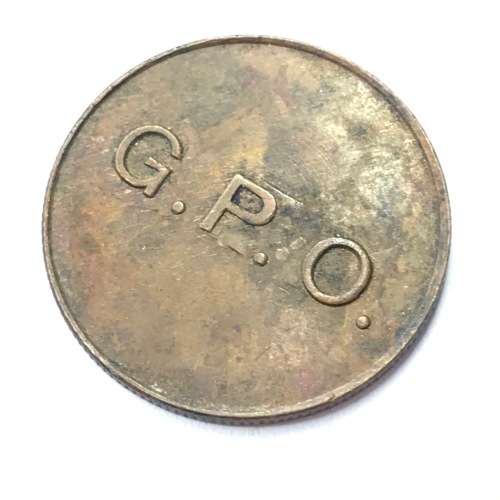 Herns #442 c General Post Office 6 pence `199` lettering
