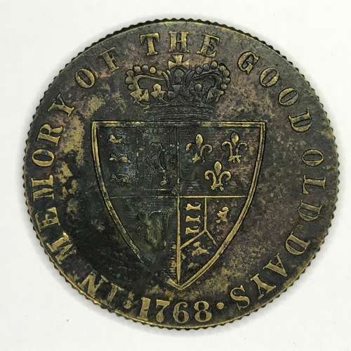 Lot of 3 different George III gambling tokens