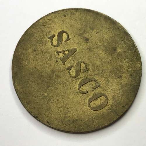 SASCO (SA Scale Company) Type 1 Test Token